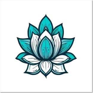 Yoga Lotus flower | Morning meditation Posters and Art